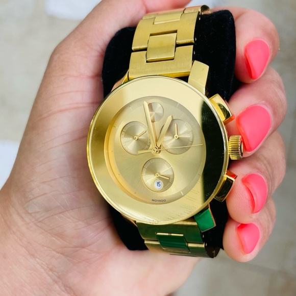 Movado Bold gold watch - Picture 4 of 5